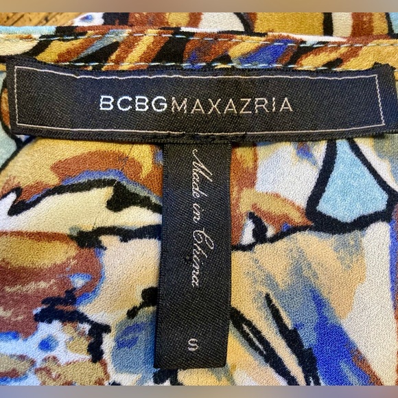 BCBGMaxAzria Maryssa Floral Blouse, sz Small - Picture 6 of 8